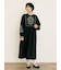 【S/Mサイズ】配色刺繍ワンピース