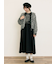 【S/Mサイズ】配色刺繍ワンピース
