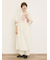 【S/Mサイズ】配色刺繍ワンピース
