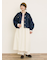 【S/Mサイズ】配色刺繍ワンピース