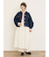 【S/Mサイズ】配色刺繍ワンピース