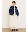 【S/Mサイズ】配色刺繍ワンピース