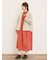 【S/Mサイズ】配色刺繍ワンピース