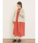 【S/Mサイズ】配色刺繍ワンピース