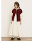 【S/Mサイズ】配色刺繍ワンピース