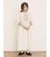【S/Mサイズ】配色刺繍ワンピース