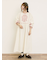 【S/Mサイズ】配色刺繍ワンピース