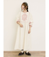 【S/Mサイズ】配色刺繍ワンピース