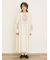【S/Mサイズ】配色刺繍ワンピース