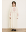 【S/Mサイズ】配色刺繍ワンピース