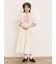 【S/Mサイズ】配色刺繍ワンピース