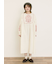 【S/Mサイズ】配色刺繍ワンピース