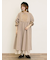 【S/Mサイズ】配色刺繍ワンピース