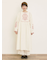 【S/Mサイズ】配色刺繍ワンピース
