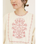 【S/Mサイズ】配色刺繍ワンピース
