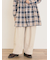 【M/Lサイズ】裾ダーツ立体パンツ