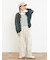【M/Lサイズ】裾ダーツ立体パンツ