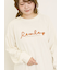 コード刺繍長袖Tシャツ