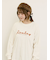 コード刺繍長袖Tシャツ