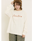 コード刺繍長袖Tシャツ