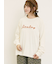 コード刺繍長袖Tシャツ