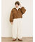 【M/Lサイズ】裾スカラップかぼちゃパンツ