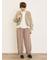 【M/Lサイズ】裾スカラップかぼちゃパンツ