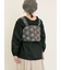 パッチワーク風花柄キルトビスチェ