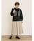 パッチワーク風花柄キルトビスチェ