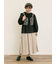 パッチワーク風花柄キルトビスチェ