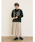 パッチワーク風花柄キルトビスチェ