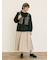 パッチワーク風花柄キルトビスチェ