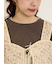 パッチワーク風花柄キルトビスチェ