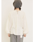 フロントレースブラウス