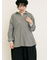 後ろ釦スキッパーチュニック