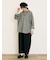 後ろ釦スキッパーチュニック