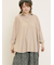 後ろ釦スキッパーチュニック