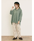 後ろ釦スキッパーチュニック