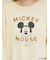 【Disney】ミッキーマウス/袖口レースロンT