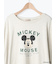 【Disney】ミッキーマウス/袖口レースロンT