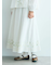 【WEB限定】花柄刺繍ギャザースカート