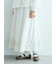 【WEB限定】花柄刺繍ギャザースカート
