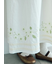 【WEB限定】花柄刺繍ギャザースカート