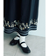 【WEB限定】花柄刺繍ギャザースカート