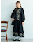【WEB限定】花柄刺繍ギャザースカート