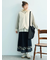 【WEB限定】花柄刺繍ギャザースカート