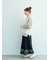 【WEB限定】花柄刺繍ギャザースカート