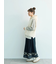 【WEB限定】花柄刺繍ギャザースカート