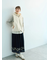 【WEB限定】花柄刺繍ギャザースカート