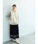 【WEB限定】花柄刺繍ギャザースカート